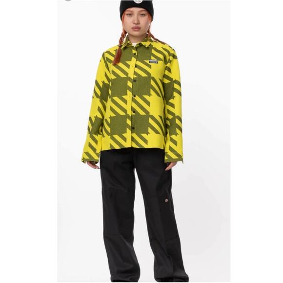 Adidas GD3963 R.Y.V. SHIRT Black / Bright Yellow Women's Size Small - Picture 3 of 10